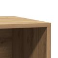 vidaXL Uzavretý box na stelivo dub artisan 80x50x45cm kompozitné drevo