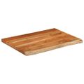 vidaXL Kúpeľňová doska 80x60x2,5 cm obdĺžniková akáciový masív