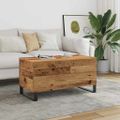 vidaXL Konferenčný stolík staré drevo 90x44,5x45 cm kompozitné drevo