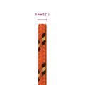 vidaXL Lodné lano oranžové 5 mm 250 m polypropylén