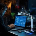 HAWK LED lampa, biela s nabíjanim 10W