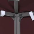 vidaXL Dvojitá strieška na altánok 310 g/m², 3x3 m, bordová