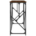 vidaXL Konzolový stolík hnedý dub 100x40x80 cm kompozitné drevo