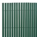 vidaXL Obojstranný záhradný plot 110x400 cm zelený