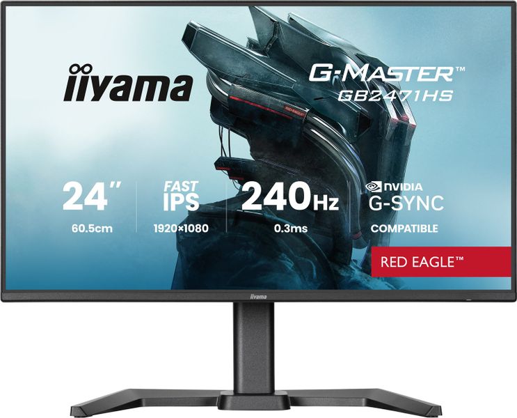 iiyama G-Master/GB2471HS-B1/23,8''/IPS/FHD/240Hz/0,3ms/Čierna/3R