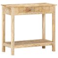 vidaXL Konzolový stolík 80x35x74 cm masívne mangovníkové drevo