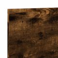 vidaXL Nástenná skrinka 100x16,5x30 cm dymový dub kompozitné drevo