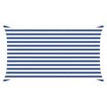 vidaXL Slnečná plachta Modrá a biela 2 x 3,5 m 100% polyester Oxford