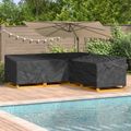 vidaXL Obal na nábytok 270 x 270 x 80 cm 420D Oxford tkanina Tvar L