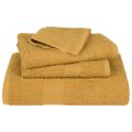 vidaXL Osušky do kúpeľne FROGN 10 ks zlaté 100x150 cm 360 g/m²
