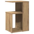 VidaXL Príručný stolík Dub Artisan 36x30x56 cm Upravené drevo