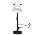 vidaXL Stolová lampa 25 W biela 15x15x55 cm E27