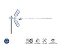 Anténa EDISION YAGI 12 dB 5G 21-48 /venkovná/