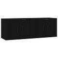 vidaXL Nástenné TV skrinky 2 ks čierne 57x34,5x40 cm