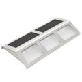 vidaXL Solárne lampy 4 ks LED svetlá teplé biele