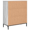 vidaXL Servírovacia skriňa Sivý Sonoma 69,5 x 33 x 82 cm