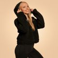 Dámska bunda Hoodie Bliss Black - BeastPink, veľkosť XS, veľkosť oblečenia XS
