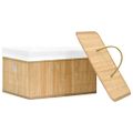 vidaXL Bambusové úložné boxy 4 ks
