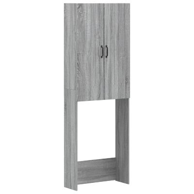 vidaXL Toaletná skriňa HOORN Sivý Sonoma 66 x 25,5 x 190 cm