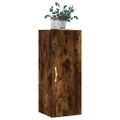 vidaXL Nástenná skrinka dymový dub 34,5x34x90 cm