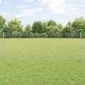 vidaXL Hexagonálny plot s stĺpom 25 x 0,8 m Pozinkovaná oceľ Sieťovina