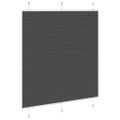 vidaXL plisovaná roleta čierna 115x150 cm Šírka látky 114,4 cm