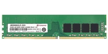 Transcend pamäť 32GB DDR4 2666 U-DIMM (JetRam) 2Rx8 CL19
