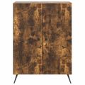 vidaXL Servírovacia skriňa Dymový dub 66 x 34,5 x 90 cm
