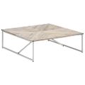 vidaXL Konferenčný stolík 110x110x36 cm masívne mangovníkové drevo