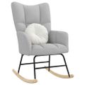 vidaXL Hojdacie kreslo Cloud Grey Fabric