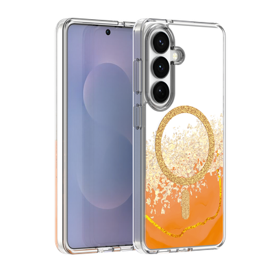 Epoxidové magnetické puzdro pre Samsung Galaxy S26 oranžová