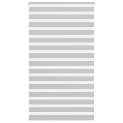 vidaXL Zebra roleta svetlosivá 135x230cm šírka látky 130,9cm polyester
