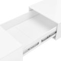 vidaXL Konferenčný stolík biely 120x60x35 cm vysoko-lesklý
