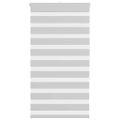 vidaXL Zebra roleta svetlosivá 75x150cm šírka látky 70,9 cm polyester