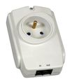 EMOS P53893 ochrana pred preťažením 1 zásuvka + RJ45