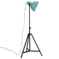 vidaXL Podlahová lampa 25 W šmuhovaná modrá 61x61x90/150 cm E27