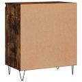 vidaXL Komoda dymový dub 60x35x70 cm spracované drevo