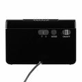 60.2543.05 TFA ICON Digitálny rádiom riadený budík s veľkými LED číslami, čierno-červený