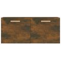 vidaXL Nástenná skrinka dymový dub 80x35x36,5 cm spracované drevo