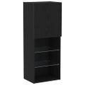 vidaXL Zostava TV skriniek 40,5 x 30 x 102 cm Čierny dub