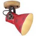 vidaXL Nástenná lampa 25 W šmuhovaná červená 11,5x11,5x25 cm E27