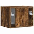 vidaXL TV nástenná skriňa 39 x 31 x 29,5 cm Dymová dub