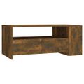 vidaXL Konferenčný stolík dymový dub 102x55x42 cm kompozitné drevo