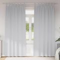 vidaXL Záclony na zatemnenie s krúžkami 2 ks Bledá šedá 245 x 140 cm