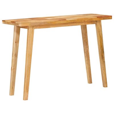 vidaXL Jedálenský stôl Prírodná 100 x 35 x 75 cm Masívne mango drevo