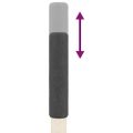 vidaXL Strom pre mačky od podlahy po strop tmavosivý 263,5-289,5 cm
