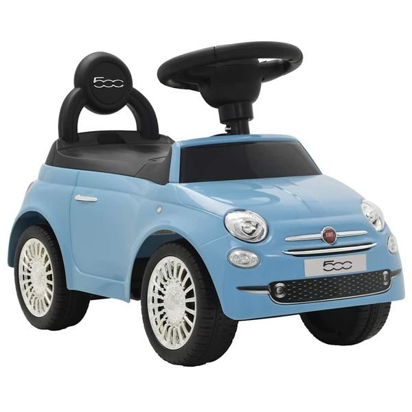 vidaXL Detské autíčko Fiat 500, modré