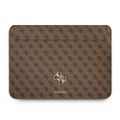 Puzdro Guess GUCS13G4GFBR 13" hnedé 4G veľké logo