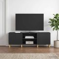 vidaXL TV skrinka Čierna 150 x 31 x 50 cm Kompozitné drevo