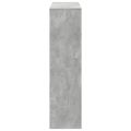 vidaXL Deliaca stena betónová sivá 100x33x125,5 cm kompozitné drevo